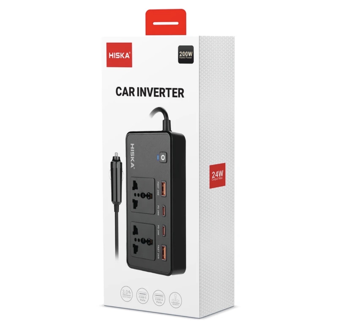 شارژرفندکی 200 وات هیسکا مدل CH-5519